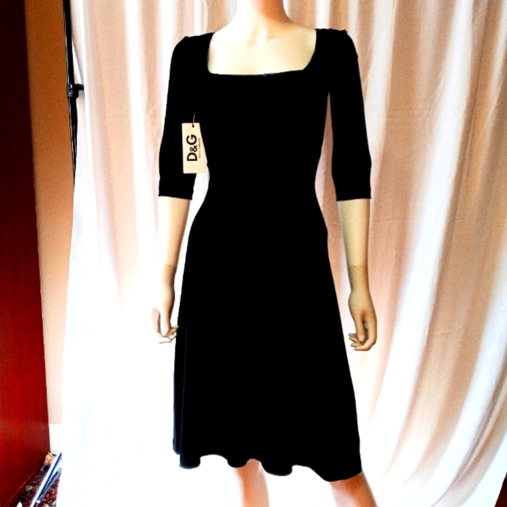 Gorgeous Rare Vintage Dolce and Gabbana black dress